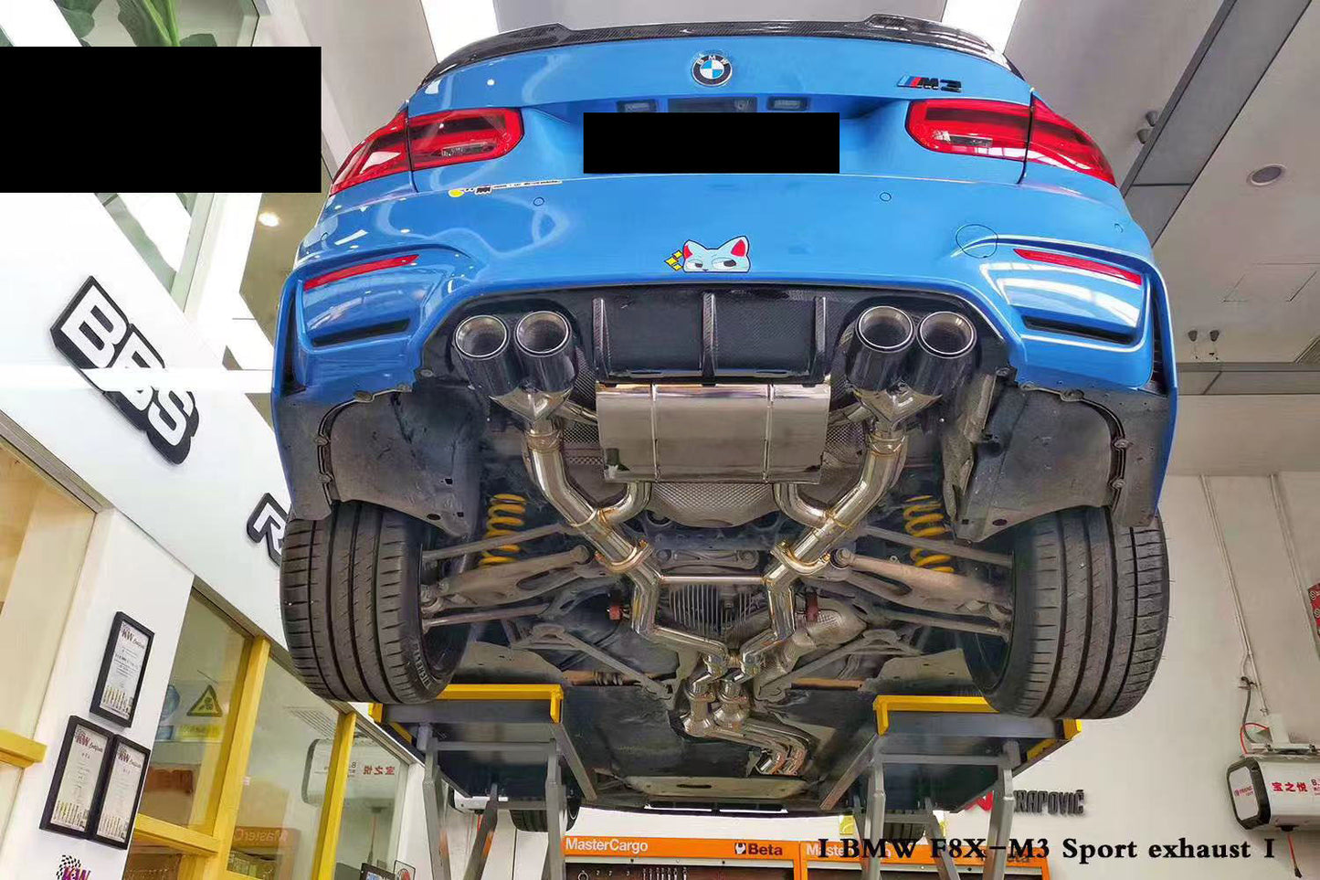 BMW F80/F82 M3/M4 S55 3.0T Valvetronic Catback Exhaust