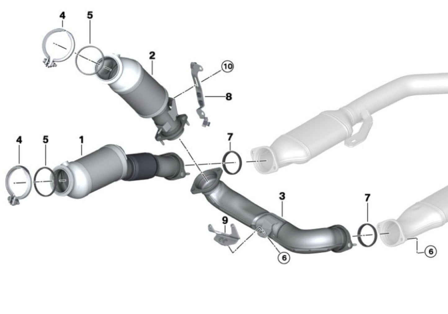 BMW F97/F98 X3M/X4M LCI S58 3.0T Performance Downpipes