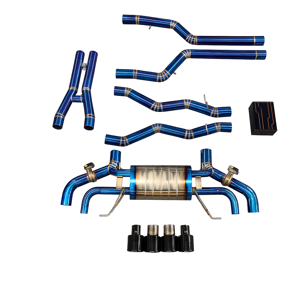 BMW F91/F92/F93 M8 4.4T Titanium Valvetronic Catback Exhaust