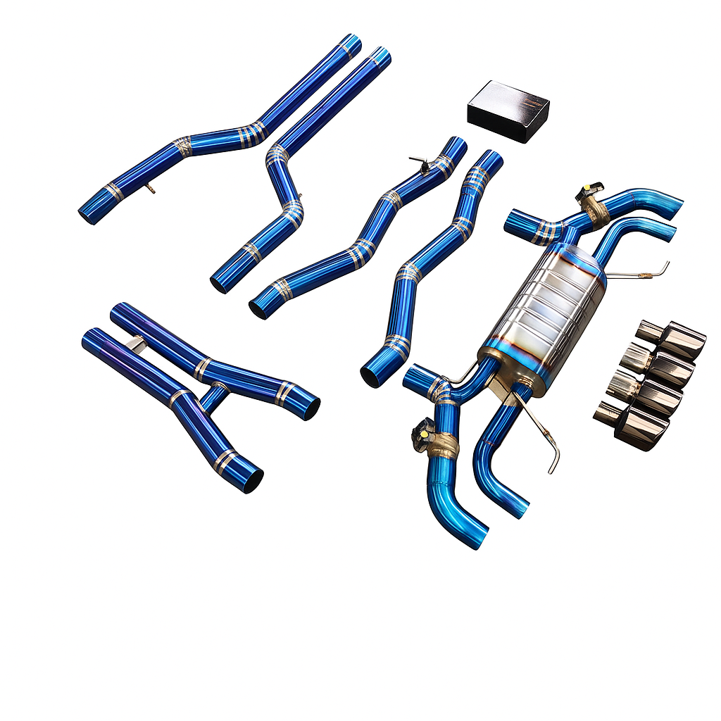 BMW F91/F92/F93 M8 4.4T Titanium Valvetronic Catback Exhaust