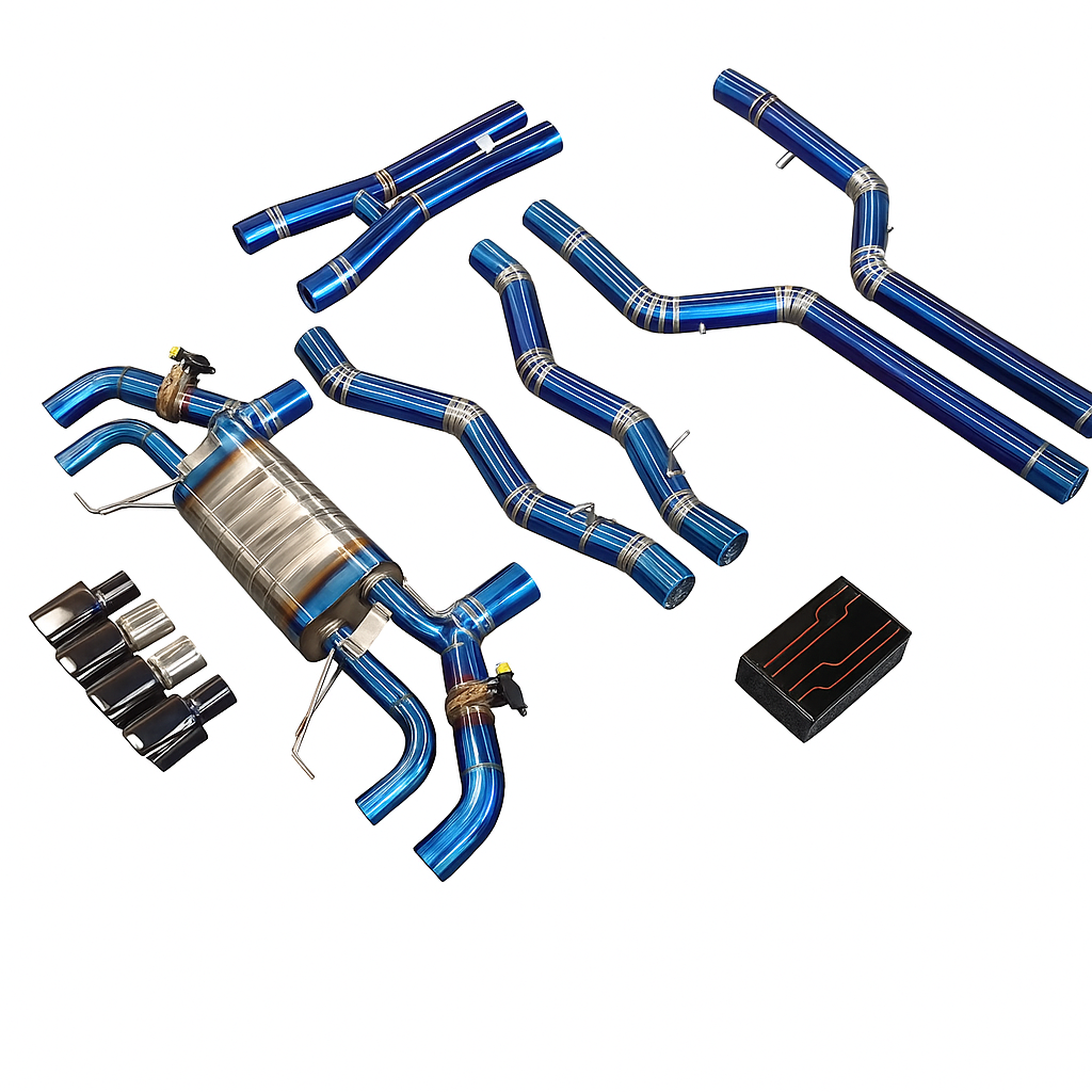 BMW F91/F92/F93 M8 4.4T Titanium Valvetronic Catback Exhaust